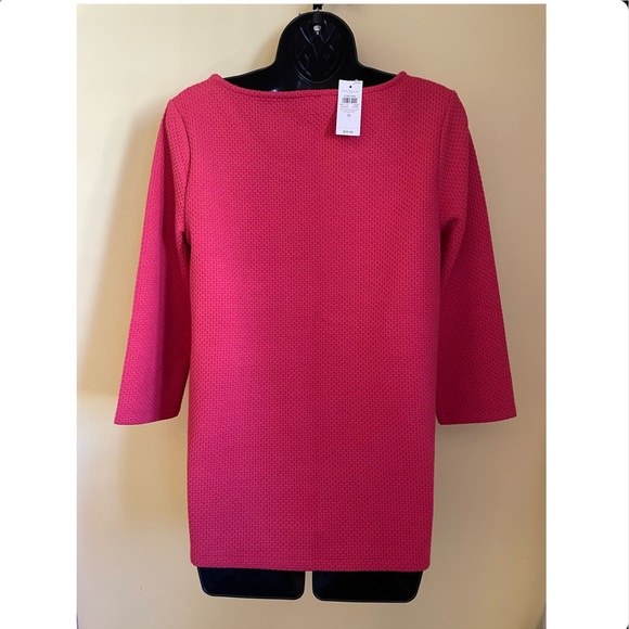 Ann Taylor Fuchsia Tunic top New - Picture 3 of 3